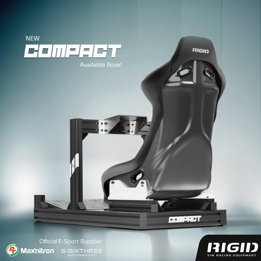 [พร้อมส่งจากไทย] RIGID Compact รุ่นใหม่! รวมเบาะ  Cockpit อลูมิเนียมโปรไฟล์สำหรับเกมแข่งรถ