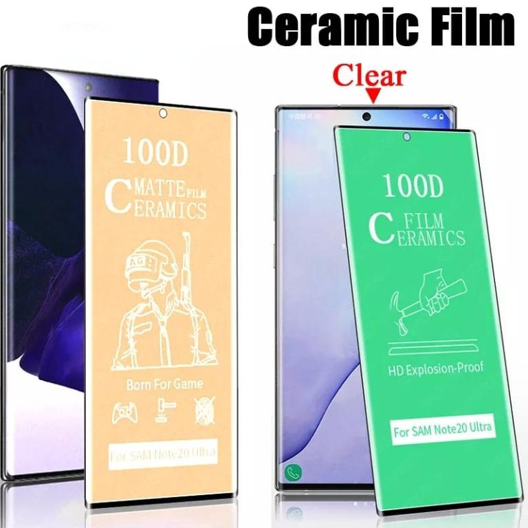100D ฟิล์มเซรามิกส์ HD ฟิล์มด้าน VIVO Y11S Y12A Y12S Y15S Y20 Y20S Y20i Y31 Y31Sฟิล์มมือถือ ฟิล์มเต็