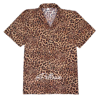 เสื้อลายเสือดาว เสือดำ 7ไซส์ S-4XL งานไทย ไหมอิตาลี เสื้อเชิ้ตฮาวาย hw901