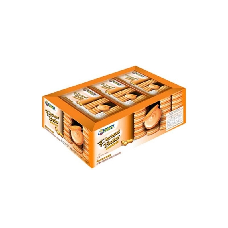 คุกกี้​ สอดไส้เนยถั่ว​ จูลี่ส์ 15ก.×12ชิ้น
