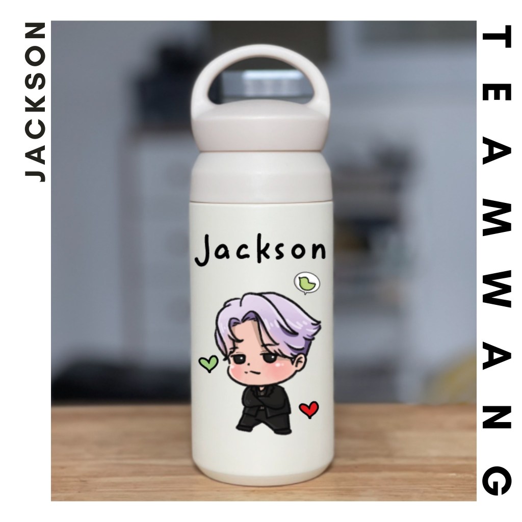 JC0. แก้วสกรีนการ์ตูน Jackson : Got7 : JacksonWang : JacksonWangGot7 : แจ็คสันGot7 : JacksonCartoon