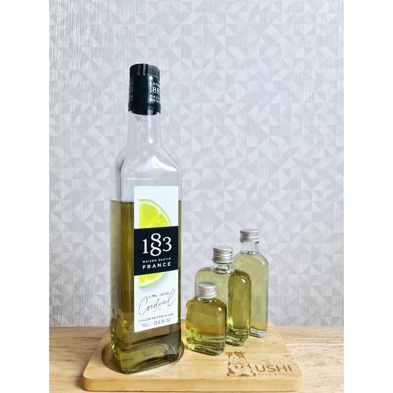 ไซรัปกลิ่นมะนาว Lime [> แบ่งขาย <] แบรนด์ 1883 Syrups made in France 🇨🇵