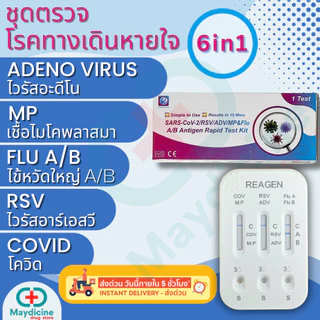 ชุดตรวจไข้หวัดใหญ่ Influ A/ Influ B/ RSV/ Covid-19