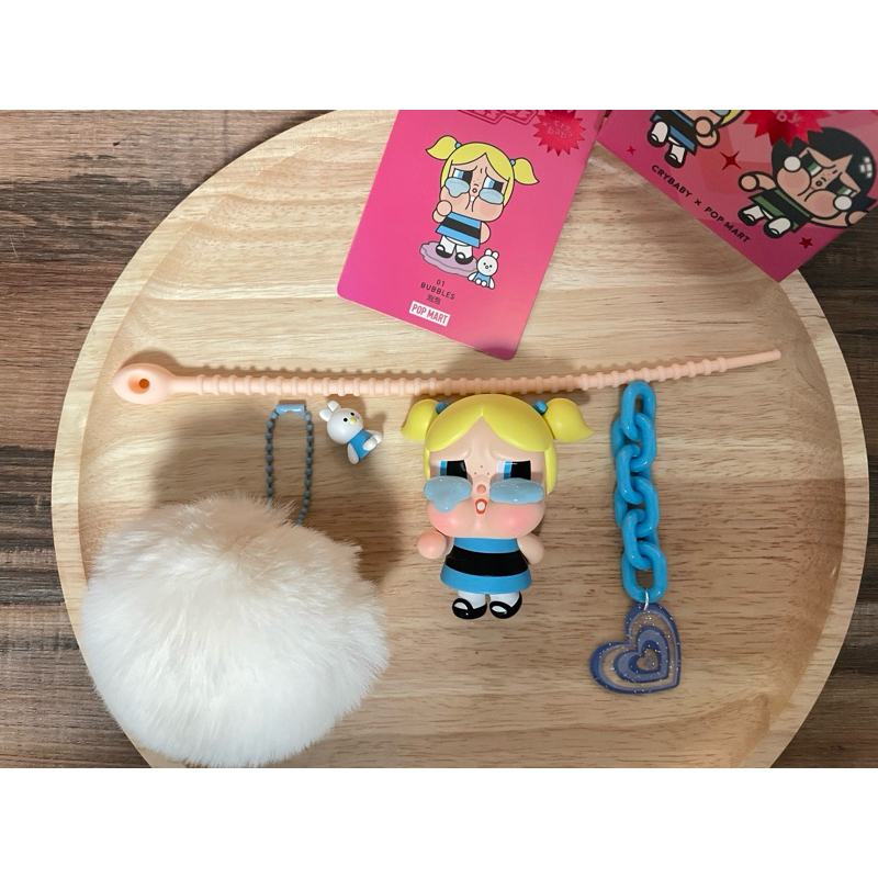พร้อมส่ง🥳 พวงกุญแจ Art toy Crybaby Powerpuff girl