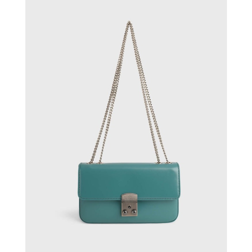 Tocco Toscano | LANA MOBILE PHONE BAG กระเป๋าหนัง สะพายไหล่สายโซ่ ปรับสายได้หลายแบบ ช่องใส่การ์ด ใส่โทรศัท์มือถือ