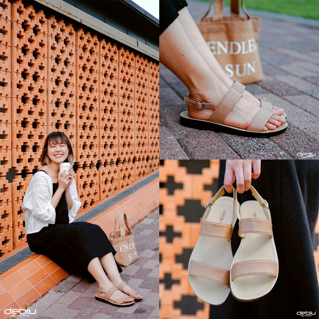 รองเท้าแตะแฟชั่นรัดส้น แตะเพื่อสุขภาพ DEBLU รุ่น L5004s-2