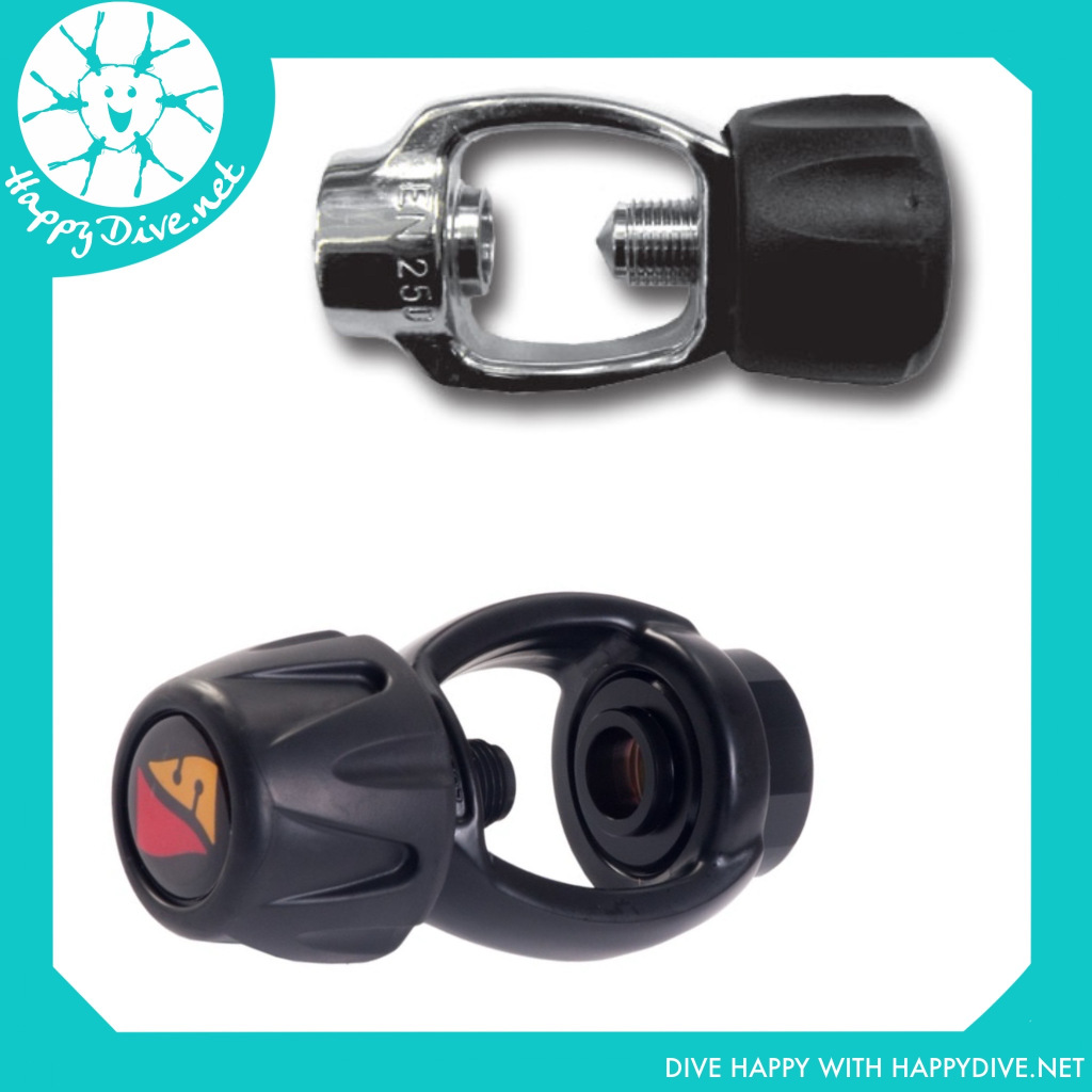 ✨ DIN to Yoke Adapter ตัวแปลง regulator จาก Din เป็น Yoke PSI / DIVE RITE