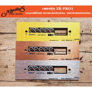 เพลทรุ่น ZK-PRO1 วอเดิม/ย้ายวอ แบบใส่จอดิจิตอล ขนาดแผ่น30x9ซ…