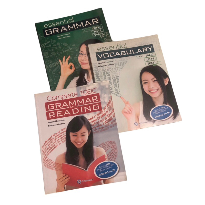 หนังสือมือสองสภาพดี 100 % - หนังสือภาษาอักฤษ Essential สำหรับสอบ TOEIC , IELTS , TOEFL