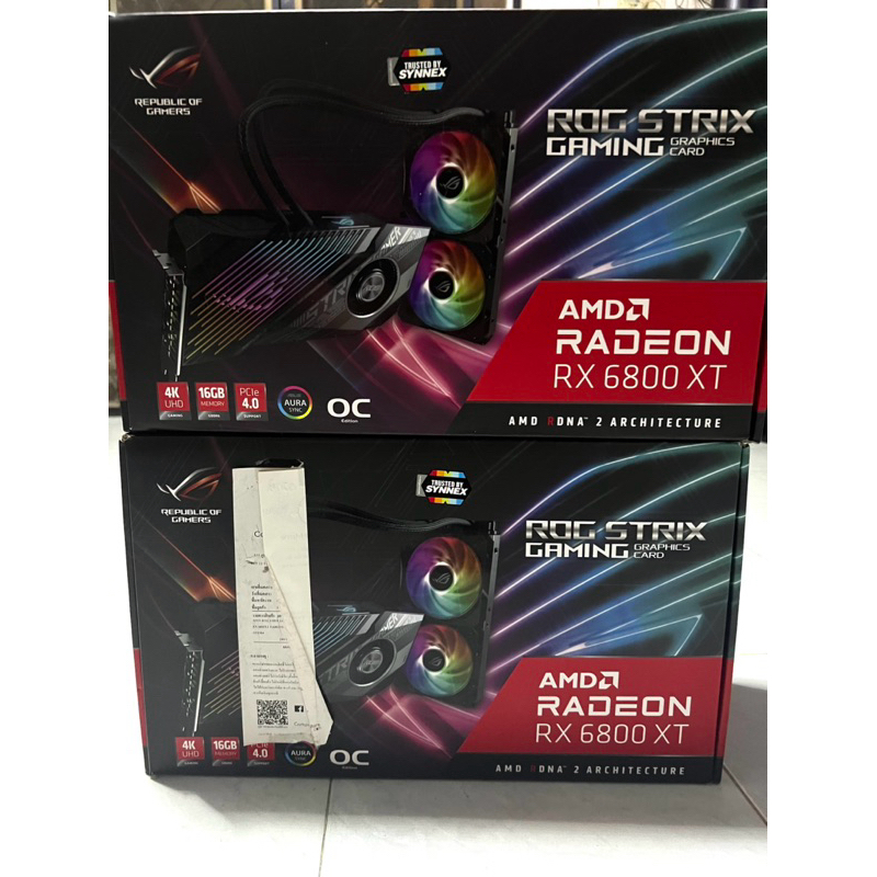 การ์ดจอ VGA RX6800XT ROG STRIX 16GB (สภาพนางฟ้า)
