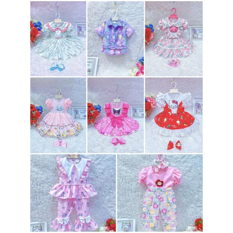 พร้อมส่งชุดเด็กวินเทจสวยๆซับในฟูๆราคาประหยัดไซส์S,M,L,XL