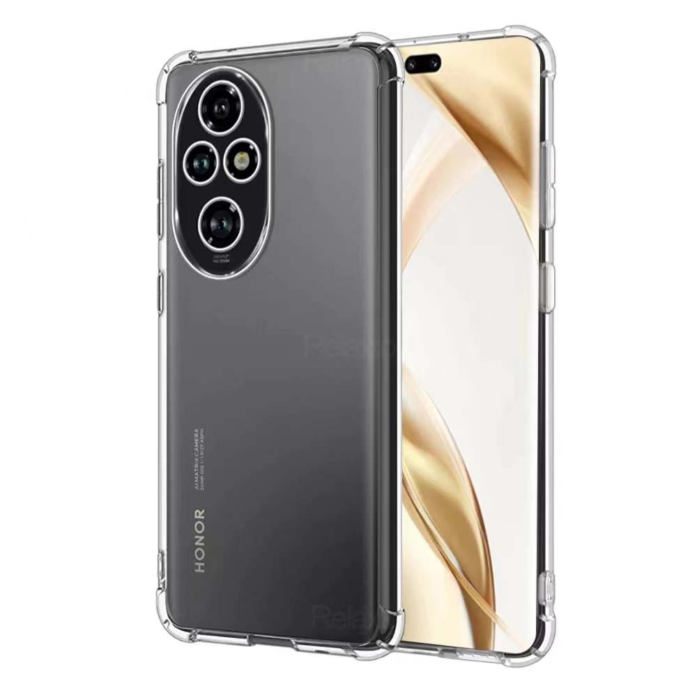 Honor 200 Lite/Honor 200 Smart(พร้อมส่งในไทย)เคสTPUใสกันกระแทกแบบคลุมกล้องHuawei Honor 200 5G/Honor 