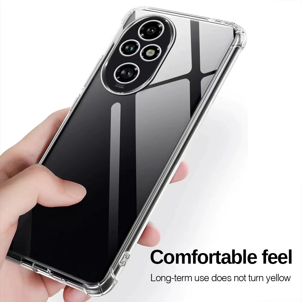 Honor 200 Lite/Honor 200 Smart(ส่งในไทย)เคสTPUใสกันกระแทกแบบคลุมกล้องHuawei Honor 200 5G/Huawei Honor 200Pro 5Gตรงรุ่น