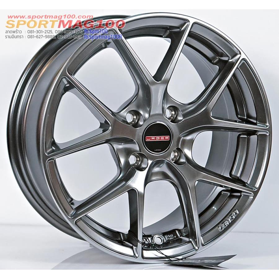 ล้อแม็กซ์ Lenso Jager Dyna JAD สีไฮเปอร์แบล็ค 6.5-15นิ้ว 4รู100 ET38 [21297]