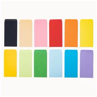 (En4) ซองจดหมายแบบยาว ซองการ์ด ซองใส่แบงค์ ซองงานแต่ง งานมงคล เทศกาลต่างๆ สีพื้น สวยสดใส:ซองจดหมายลายสวยราคาถูก envelope