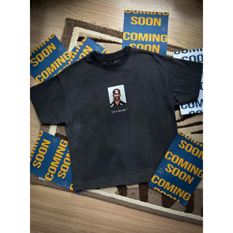 เสื้อสุ่มลาย  Travis Scott 🤎 ทรง Crop Boxy | Joyboy Bootleg