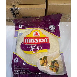 mission wraps garlic 360g แป้งตอติญ่า รสกระเทียม