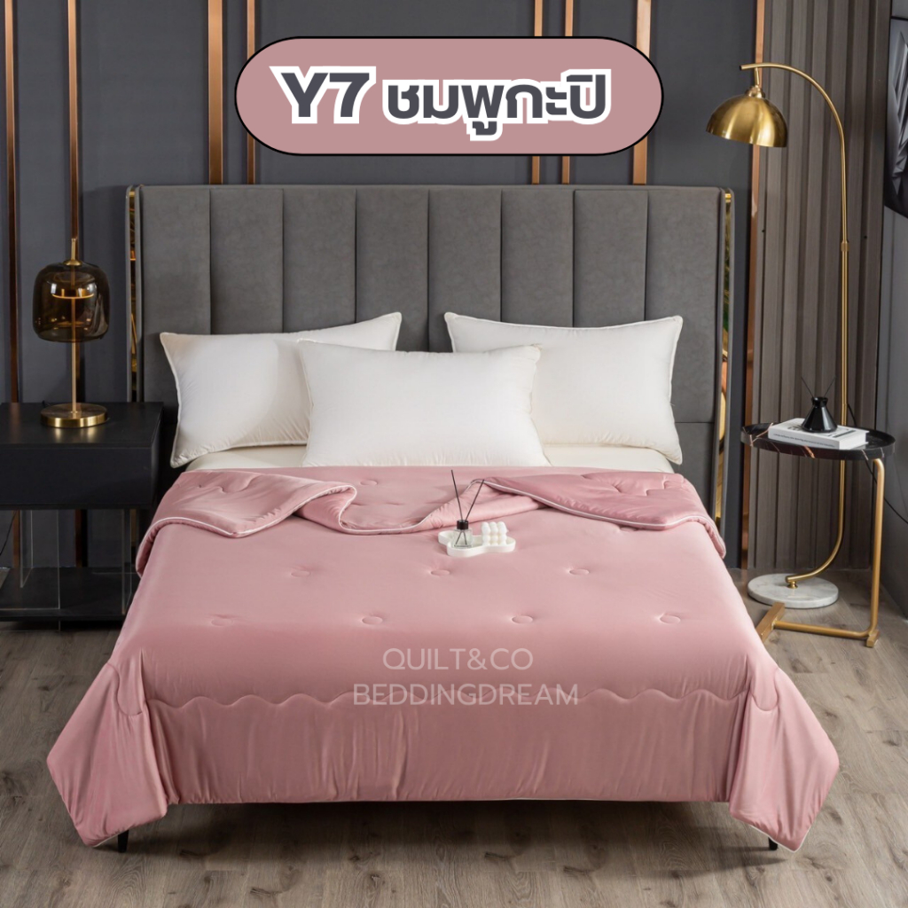 ผ้าห่มใยไหมน้ำแข็ง QUILT&CO BEDDINGDREAM งานคุณภาพ นุ่ม ลื่น เย็นสบาย กันไรฝุ่น ไม่ติดขนสัตว์ รูปที่ 6