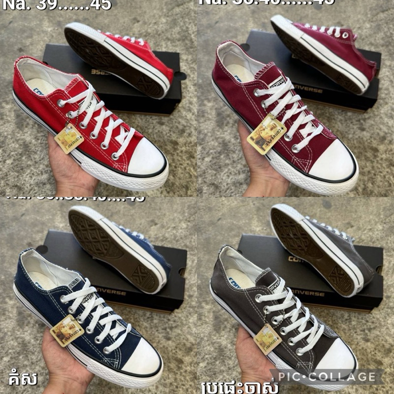 👞🩷พร้อมส่ง รองเท้าผ้าใบConveres ผู้หญิงและผู้ชาย ใส่คิวป้ย(36-45)🩷👞