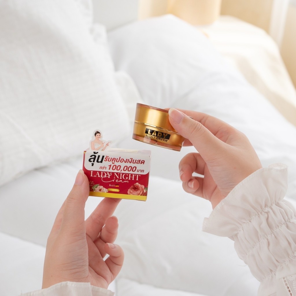 Ann beautiful skincare เลดี้ไนท์ครีม 12 กรัม Lady Night Cream *ครีมลดฝ้า กระ จุดด่างดำ