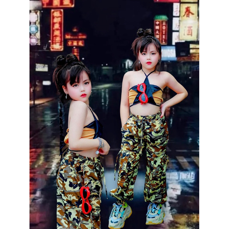 ชุดRockstar ชุดลิซ่า เสื้อดาวสุดฮิต ชุดเต้น