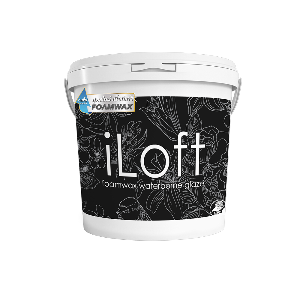 iLoft Foam Wax” โฟมแวกส์สูตรน้ำ  900g สูตรใหม่เนื้อสีเทา