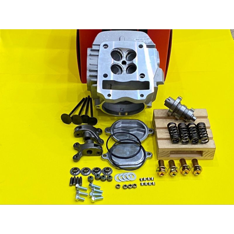 ฝาสูบ4วาล์วW125&ปลาวาฬ57,59,60,64,65,66,67,68พร้อมอุปกรณ์ครบชุด มอเตอร์ไซค์ สินค้าคุณภาพสูง