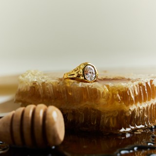 [ส่งด่วนฟรี]SWAN - MELT ME OV Ring แหวนเงินแท้ ผิวเรือนคล้าย…