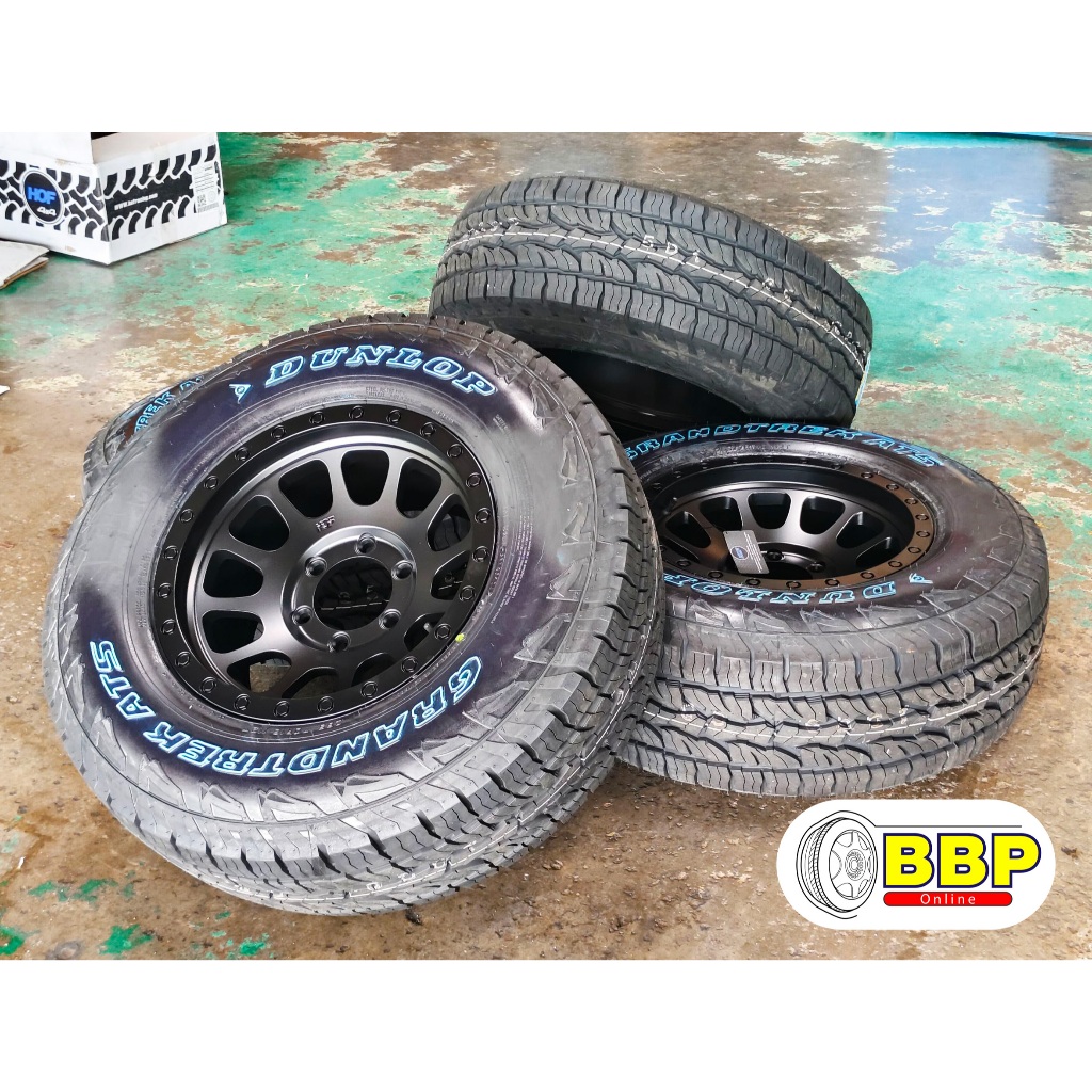 แม็กออฟโรด ขอบ 16 ประกอบยาง Dunlop AT5 ปี 24 (4ล้อ)