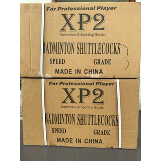 ลูกแบด XP2 ลูกแบดมินตันขนเป็ดคัดเกรด สามารถใช้ออกก๊วน แข่งขัน ปีกเต็มใบ ขนหนาเต็มวง speed 75 76