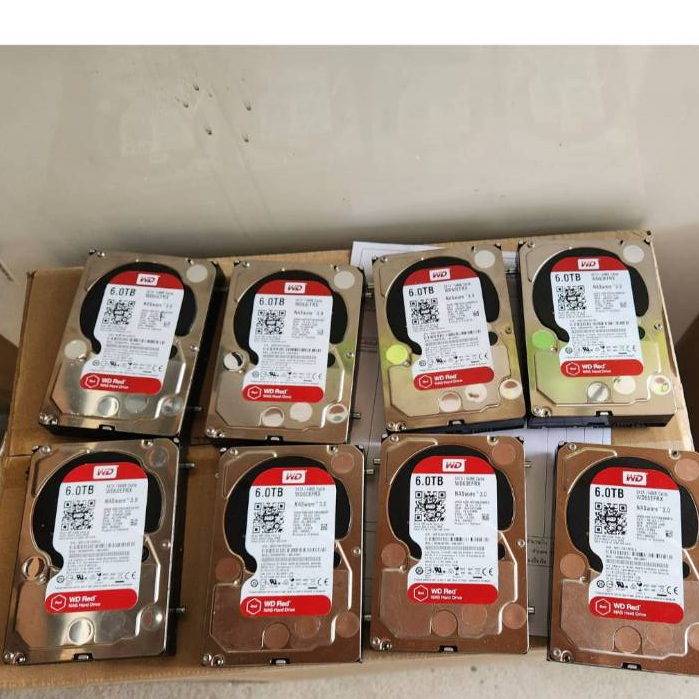 ฮาร์ดดิส WD Red NAS HDD 6TB (ฮาร์ดดิสก์แนส) WD RED 5400RPM SATA3 (WD60EFRX)