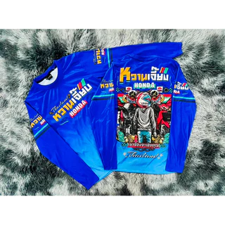 🏍️พร้อมส่ง 🏍️เสื้อพิมพ์ลาย คอกลม หวานเจี๊ยบ ใส่ได้ทั้งชายและหญิง