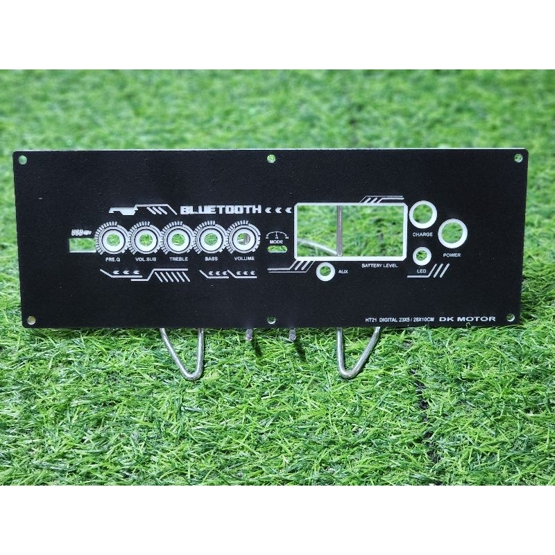แผ่นเพลท รุ่น ZK-HT21 อะคริลิค ตู้บลูทูธ DIY ใส่ไฟได้ วัดแบตดิจิตอล เพลทตู้ลำโพง รุ่นHT21 / HT21 3G
