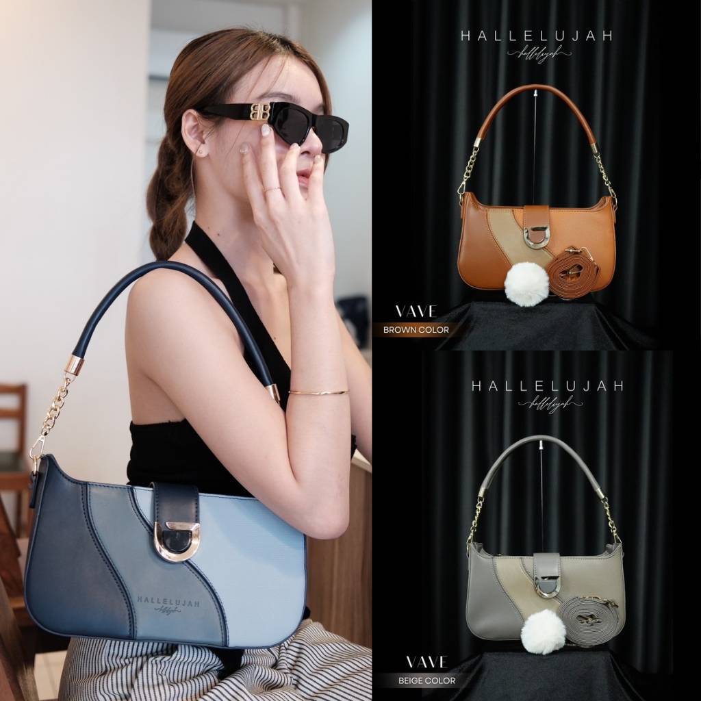 กระเป๋าสะพายขึ้นไหล่ Shoulder bag รุ่น เวปป์ (VAVE) สวยหรู