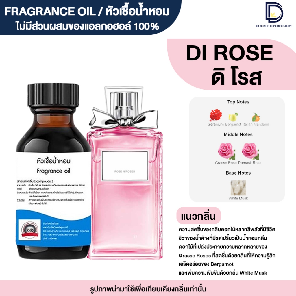 หัวเชื้อน้ำหอมกลิ่น มิสโรส (MISS ROSE)
