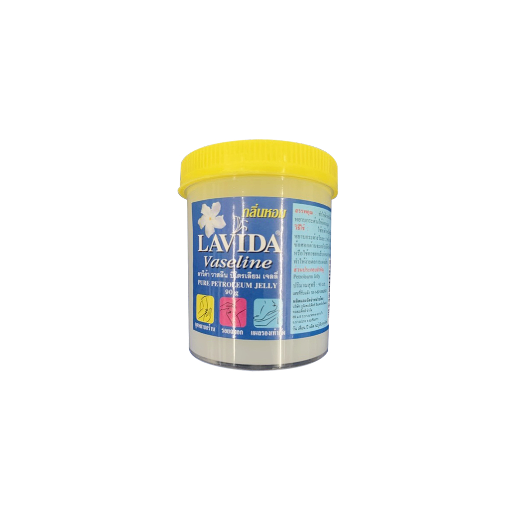 LAVIDA Vaseline Petroleum Jelly 65g (00173) ลาวีด้า วาสลีน ปิโตเลียม เจลลี่ ลดผิวหยาบกระด้าง