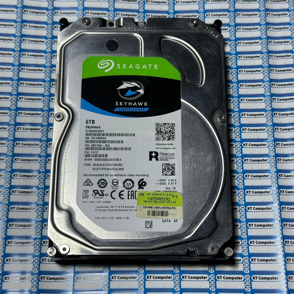 Seagate SkyHawk (256MB.,ST6000VX001) 6TB