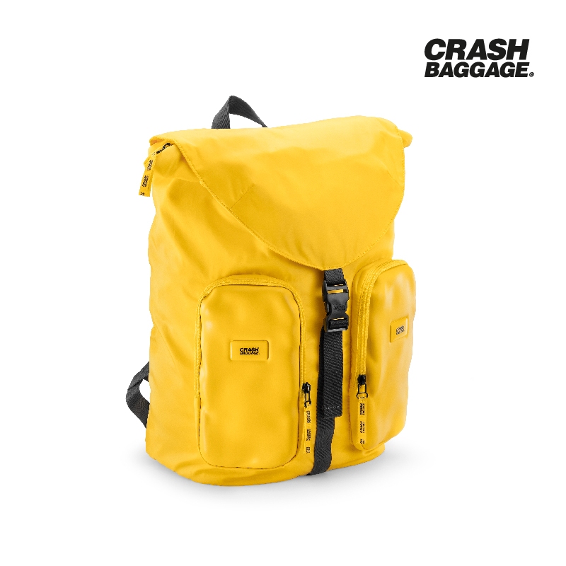 CRASH BAGGAGE กระเป๋าเป้สะพายหลัง รุ่น RUCKSACK สีเหลือง
