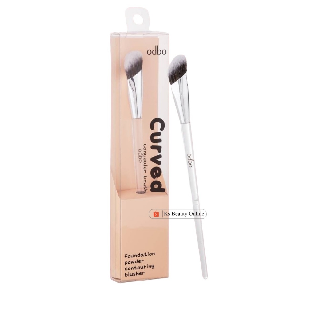 (8057) โอดีบีโอ เคิร์ฟ คอนซีลเลอร์ บรัช แปรงลงคอนซีลเลอร์และคอนทัวร์ Odbo Curved Concealer Brush
