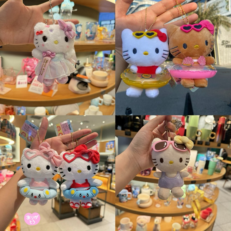 ร้านไทย พร้อมส่ง พวงกุญแจ kitty คิตตี้ พวงกุญแจ ติดกระเป๋า พร้อมไปเที่ยว น่ารักมากค้าบบ
