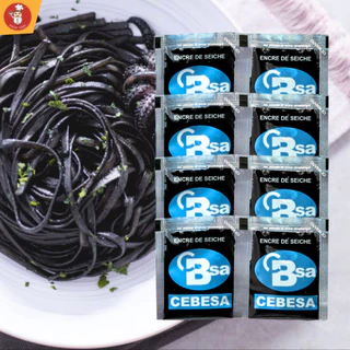 Squid Ink BSA 4g Pasta/Risotto/Paella ดีหมึก หมึกดำ ดีปลาหมึก แพคคู่ 2ซอง นำเข้าจาก ฝรั่งเศส