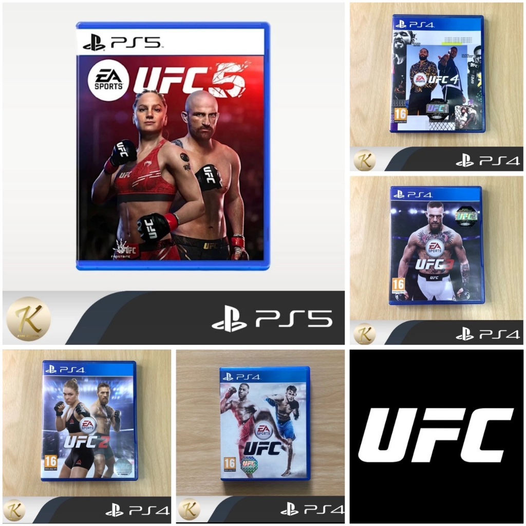 รวมแผ่นเเกมส์ UFC 📍PS4 / PS5 (แผ่นมือ2) สินค้าพร้อมจัดส่ง