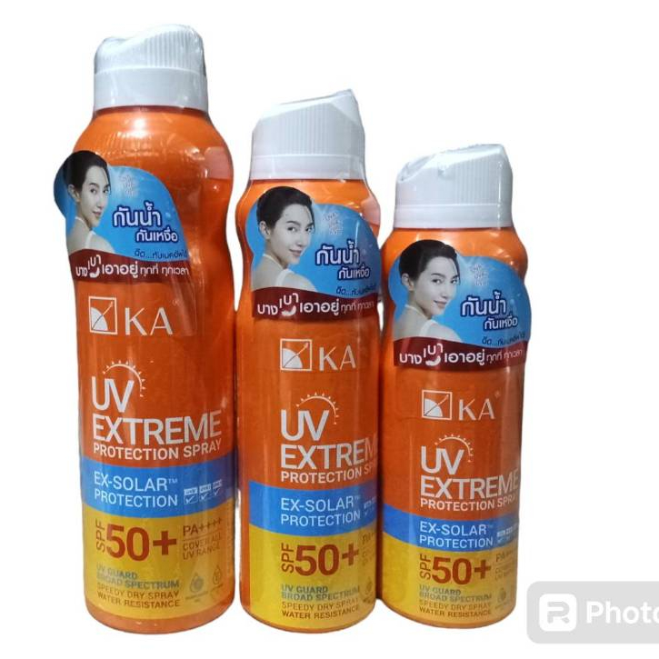 KA UV Extreme Protection Spray สเปรย์กันแดด SPF50+PA+ กันน้ำ เคเอ ยูวี เอกซ์ตรีม สเปรย์ ครีมกันแดด ผิวขาว