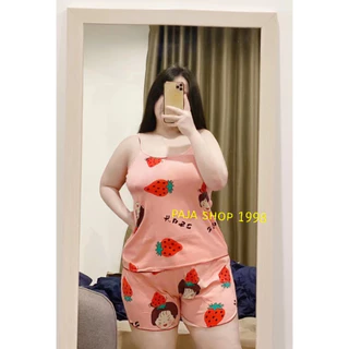 ชุดนอนไซส์ใหญ่ มีอก38-46 ผ้ายืด สินค้าพร้อมส่งในไทย