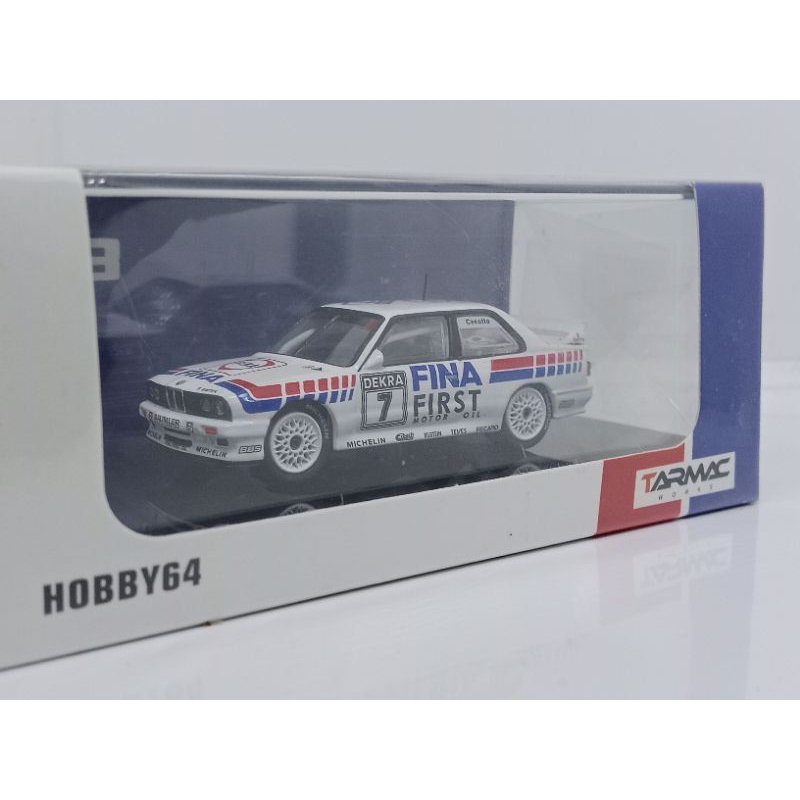 Tarmac works BMW M3 E30 DTM 1992 FINA1:64 ใหม่ ซิล