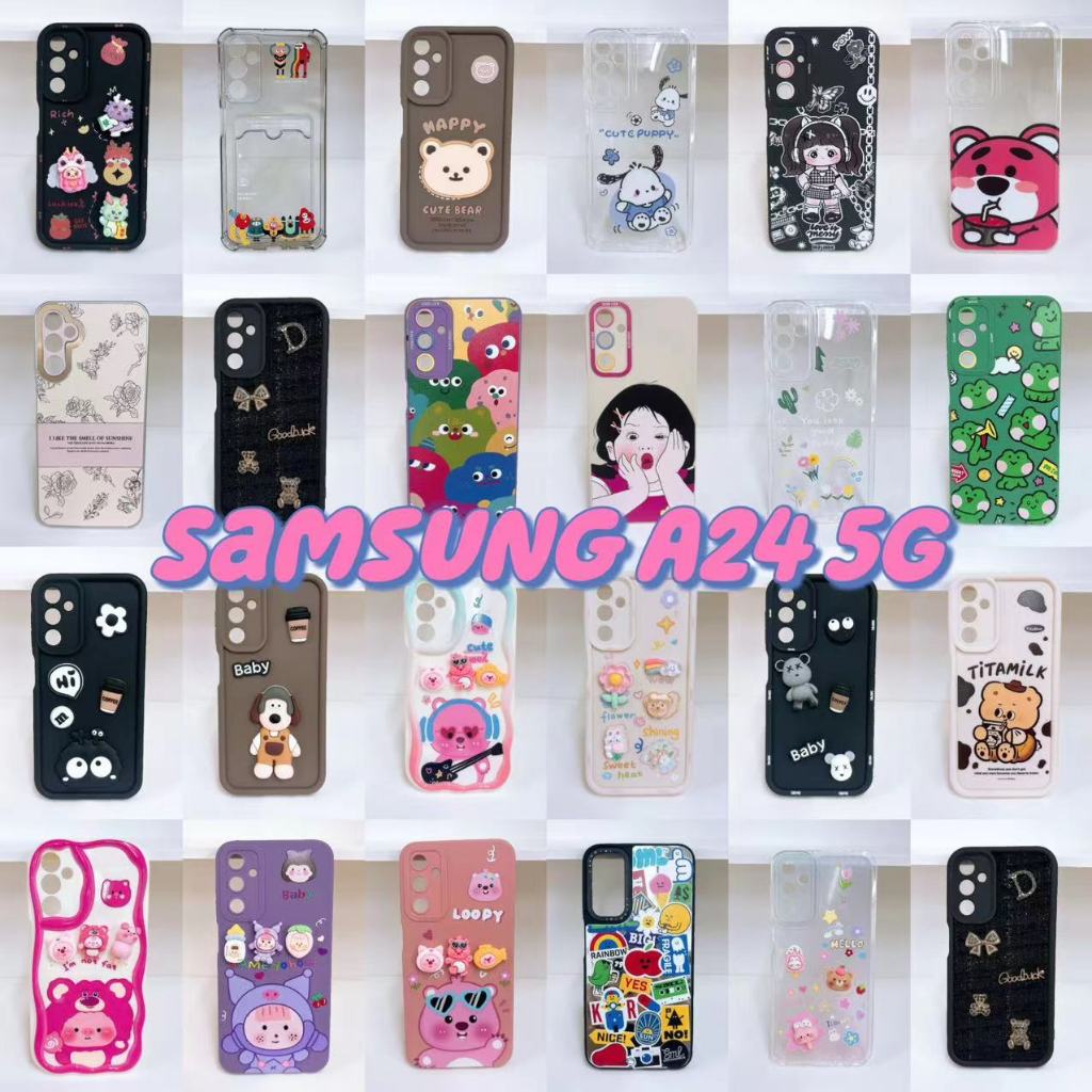A24 5G case มีลายให้กำลังใจเลือกเยอะ ราคา ถูก เคส ลายการ์ตูน น่ารัก สำหรับ Samsung A24 5G ซัมซุงเอ24 case สำหรับ A24 5G