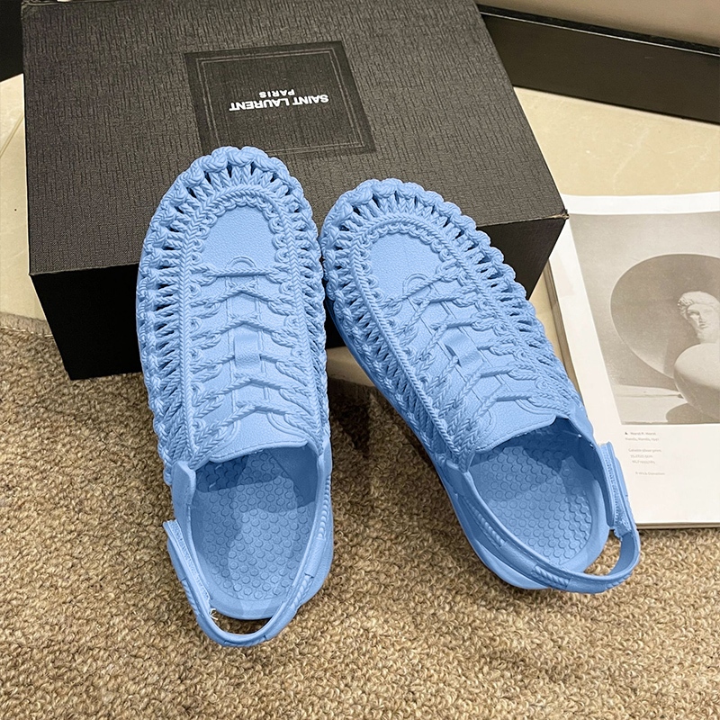 Walkon แฟชั่นฮิต รองเท้าแตะแฟชั่นใหม่ รองเท้าให้ฟิลงานถัก สวยทนใส่สบาย ไม่อับเท้า สวยทุกสี ออกแบบมาสำหรับทุกเพศ ไม่อยาก