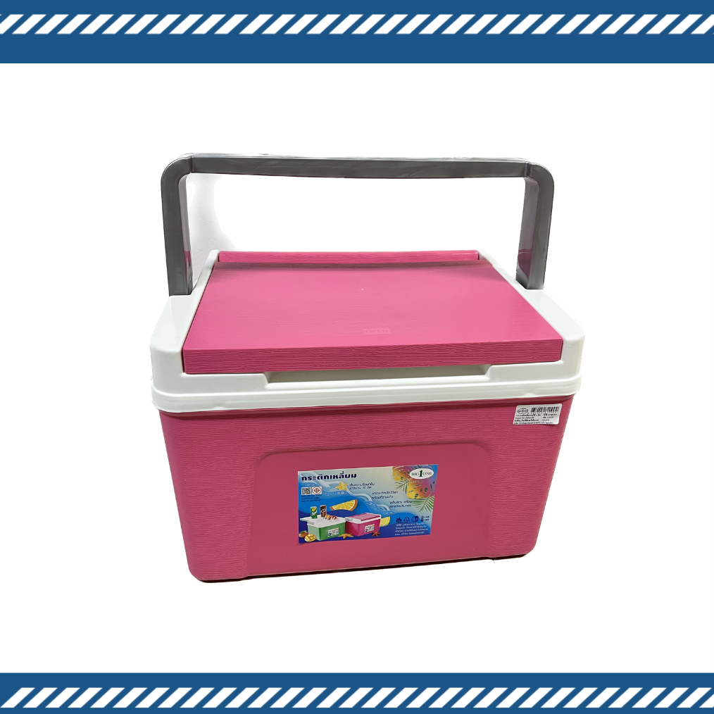 กระติกสี่เหลี่ยม กระติกน้ำแข็ง กระติกเหลี่ยม เก็บความเย็น 8 ชม. กล่องเก็บความเย็น มี 2 ขนาด 6 ลิตร และ10 ลิตร - รูปที่ 7