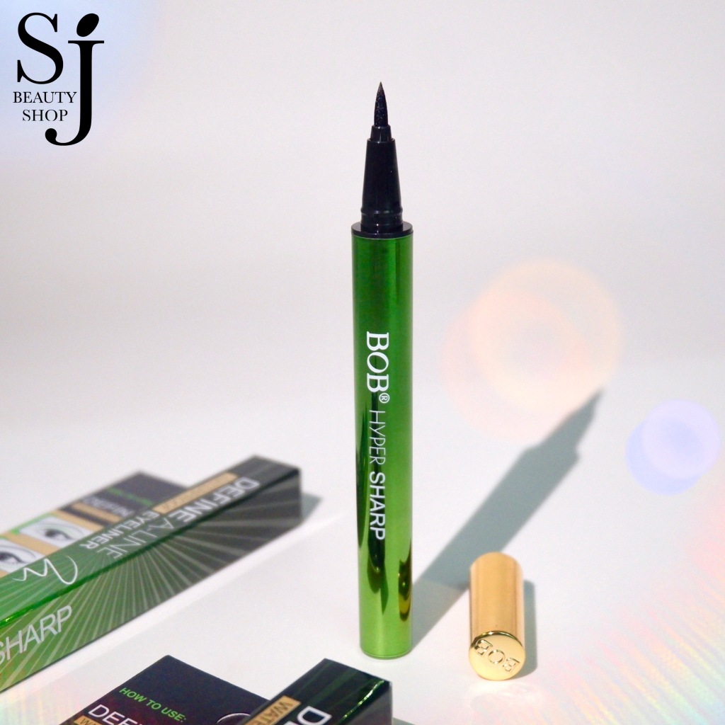 BOB Hyper Sharp Waterproof Liquid Eyeliner ลิควิดอายไลเนอร์ สีชัดเข้ม เส้นคมชัด ดวงตาดูโฉบเฉี่ยว