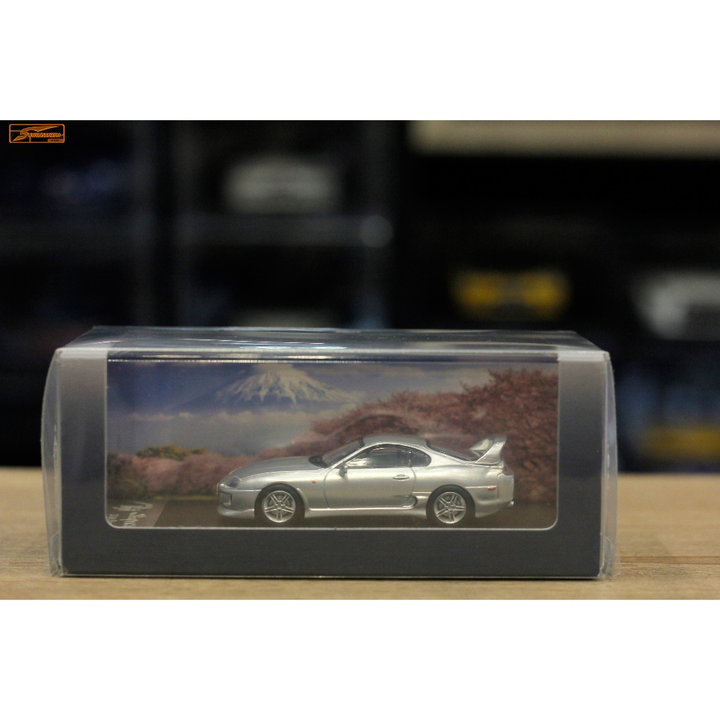 FUJI 1/64 Toyota Supra JZA80 Bomex V1 Silver